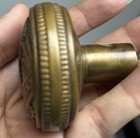 Vintage Ornate Round Door Knob Bronze Finish