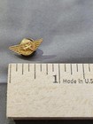 Vintage United Air Lines 1000000 Miles Brass Pilot Wings Pin Badge Collectible
