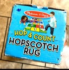 Hop Scotch Rug Game Melissa   Doug Hop   Count Skid-proof New In Damaged Box