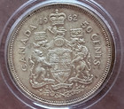 1962 Canada 50 Cents - 80  Silver - Canadian Half Dollar  0 50 - Elizabeth Ii