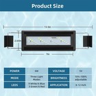 Led Aquarium Light Full Spectrum Fish Tank Light W  Dimmer White Blue Red Green