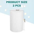 Round Foam Cake Dummy  4 x 6  White Fake Cake Circles Dummies  2pcs