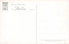 Life On Board The M s Italia Home Lines Postcard - Boat  Ship