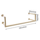 39  Gold Wall-mounted Metal Clothing Display Rack Clothes Hanging Rack Hanger