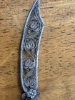 Antique Sterling Letter Opener  Very Ornate