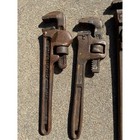 Vintage Pipe Wrench Lot Rigid Trimo Drop Forged Shears Primitive Tools