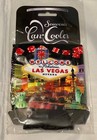 Las Vegas Can Cooler Holder Bottle Drink Sleeve Koozie Red Dice Beer Insulator
