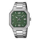 Casio Mtp   b195 Series Mtp-b195d-3a Green Dial Analog 38   mm Men   s Watch