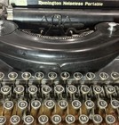 Vintage 1930s Remington Noiseless Portable Typewriter Parts repair Untested Vtg