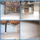 Fps - Dura Smooth - 20mil - Heavy Duty Black white Polyethylene Plastic Sheeting