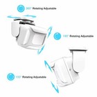 2   5-in-1 Wireless Door Sensor Alarm Loud Entry Alert 5-mode 918ft Long Range