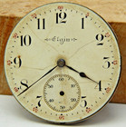 Antique 1905 Elgin 300 16 Size 15 Jewel Open Face Pocket Watch Movement W  Dial