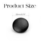 10pcs 20mm Faux Leather Covered Round Buttons Upholstery Knitting Diy