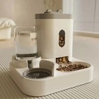 Automatic Pet Feeder Dog Cat Food Bowl With Water Dispenser 