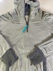 Ivivva Lululemon Girls Gray Quarter Zip Pullover Cheer Athletic Sport 12