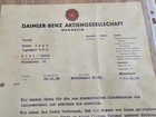Mercedes-benz Wwii Ww2 Documents     Original Lot Of 2 Wartime Letters W  Stamps