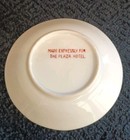 Vintage The Plaza Hotel New York Trinket Dish  White Porcelain Mid 20th Century 