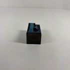 Vintage Letterpress Printing Block Letter F Wood Metal Type Crafting Decor