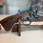 Reproduction Decorative Wood Flintlock Style Pistol Replica Renaissance Faire
