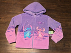 Disney Girls Sherpa Hooded Jacket Stitch   Angel Size 6 6x 10 12  New Nwt