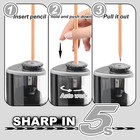 Automatic Electric Pencil Sharpener Helical Blade Fast Sharpen Home Office New