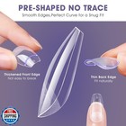 Short Coffin Gel Nail Tips  240 Pcs Pre-shaped Full Cover False Coffin Nails 