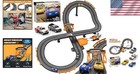 Electric And Battery-powered Slot Car Race Track Set With Lap Counter For Kids