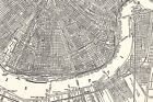 1941 New Orleans Street Map City Map Of New Orleans Louisiana Wall Decor 2135