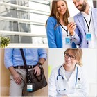 5 Pack Id Card Holder Clear Plastic Badge Resealable Waterproof Business Travel