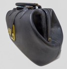 Vintage Black Leather Doctors Bag Abco  35314 Professional Case M d  Surgeons