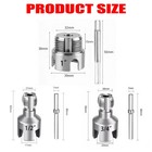 3pcs Pvc Pipe Threader Kit 1 2 3 4 1 Inch Npt Drill Compatible Threading Tool