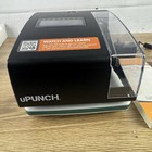 Upunch Cr1000 Digital Time Clock And Date Stamp   Ribbon   Keys   Timecards