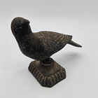Antique Cast Iron Dove Bird Doorstop Finial Garden Pigeon Bookend Art Deco Heavy