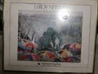 Leroy Neiman  arnie In The Rain  Custom Framed Hand Signed Augusta Golf Palmer