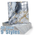 20pcs Peel And Stick Marble Floor Wall Panels Pvc Tiles Sticker Us