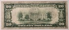 1929  20 Twenty Dollar National Currency Federal Reserve Bank Of New York  b 