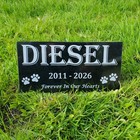 Pet Memorial Grave Stone Marker   Dog Cat Headstone Tombstone Pet Loss Gift T24