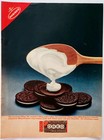 1963 Nabisco Oreo Cookies Advertisement Creme Sandwich Chocolate Dessert Dwqq14