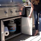 Flame King 20lb Empty Steel Propane Tank Lp Cylinder W  Type1 Opd Valve  For Gri