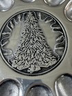 Wilton Armetale Pewter Usa Deviled Egg Plate Christmas Tree Design Vgc