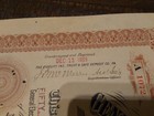 1899 General Electric Automobile Co Stock Certificate Signed Frank Pusey