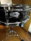 Discontinued vhtf brass Shell  Black Nickel  Snare Drum  Case Included Limited E