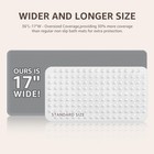 Bathtub Mat Non Slip  Extra Long Rubber Bath Mat For Tub  Machine Washable Sh   