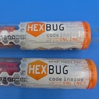 New 2 Hexbug Nano Newtons Series Robots New Sealed Orange   Red With Codes 