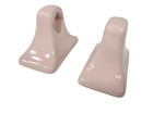 Mamie Pink Ceramic Towel Bar Rod Rack Post Holders Bracket Set Classic Color 063