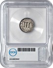 1865 Three Cent 3cn Nickel 3c Icg Au55 About Uncirculated