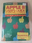 Lot Of 4 Vintage Apple Computer - 2 User Guides  1 Users Ency And 1 Manual 1980s