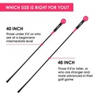 40 48in Golf Swing Trainer Aid Power Strength Tempo Flexibility Chipping Hitting