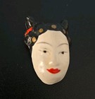 Three Chinese Ceramic Mini Masks