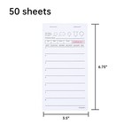 Guest Check Pads Ep-3616wp-1  10 Pads   Total 500 Sheets White 10 Pads